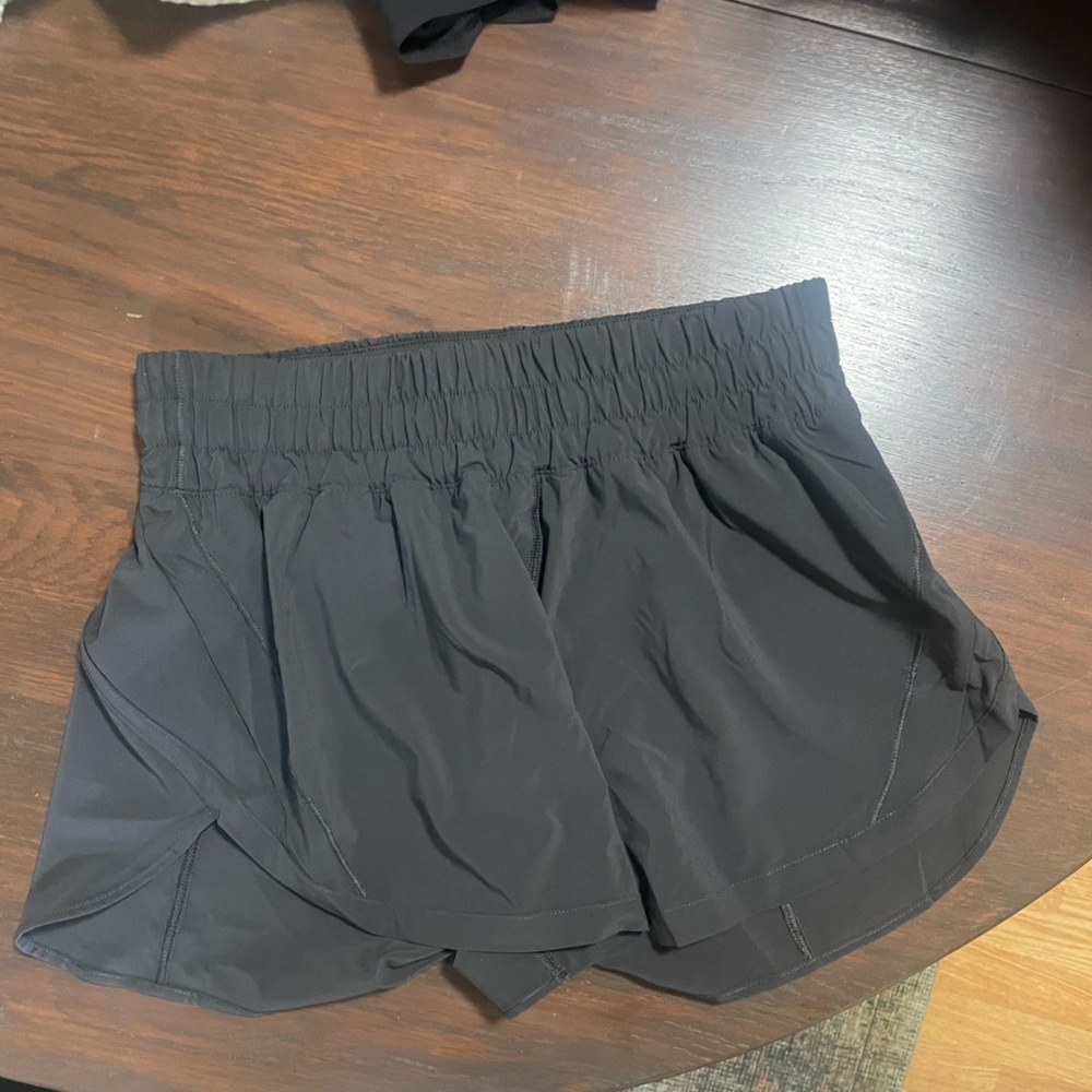 Lululemon Athletica Black Skorts Lightweight Moisture-Wicking